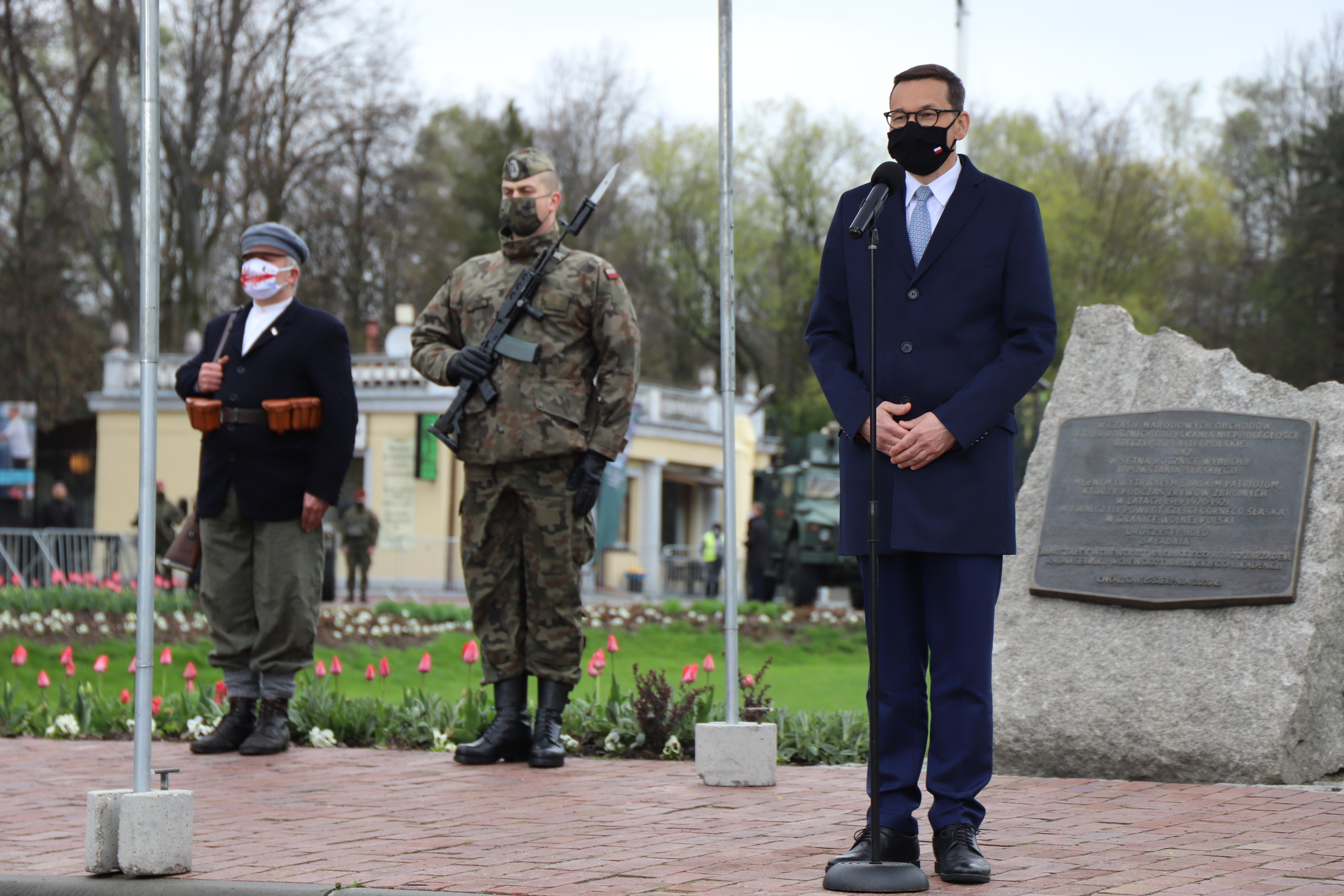 Premier na uroczystościach upamiętniających 100. rocznicę III Powstania Śląskiego/fot. I. Matuszewska