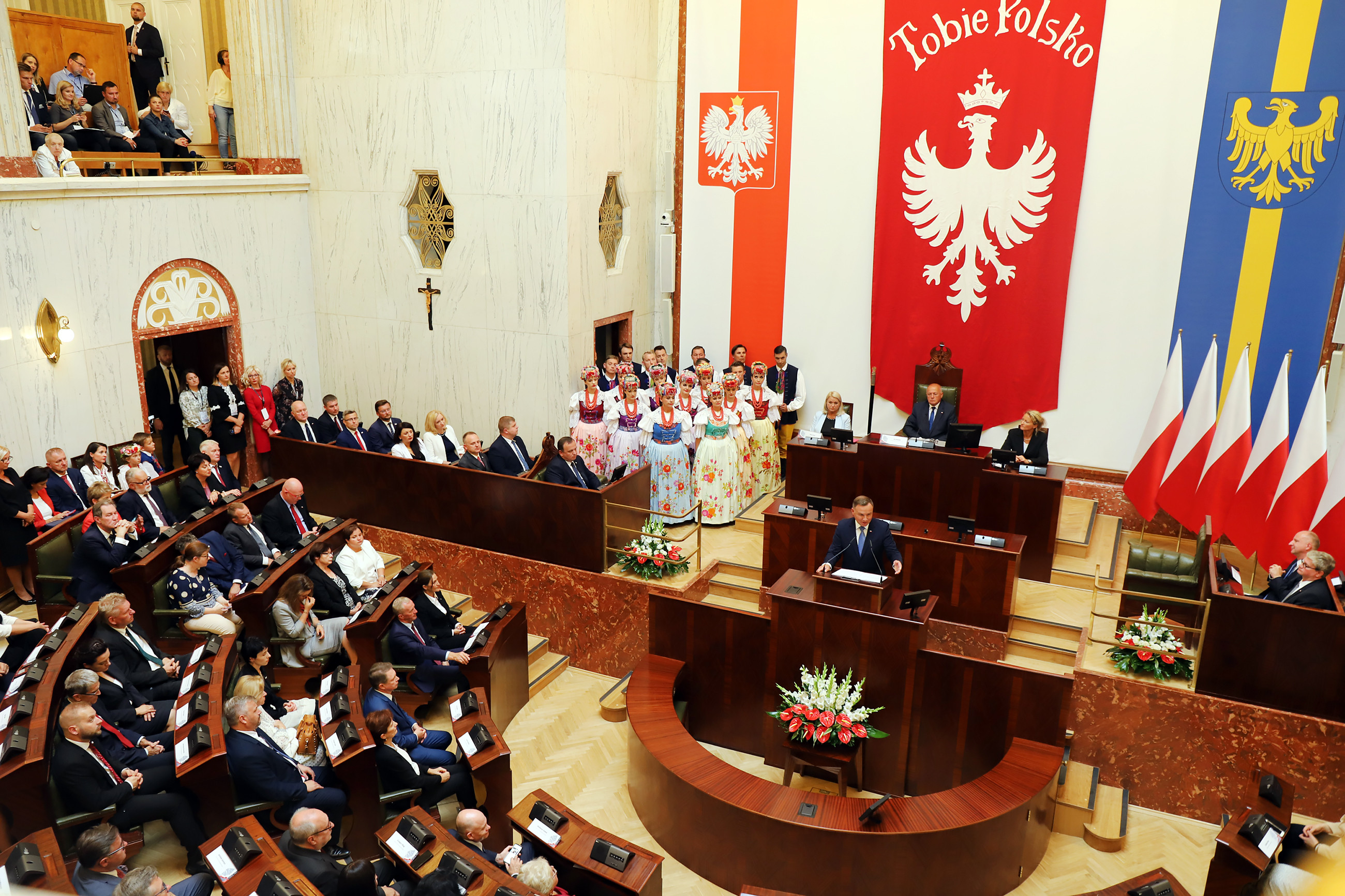 Zdjęcia z wizyty Prezydenta RP Andrzeja Dudy w województwie śląskim /fot. Anna Karendał/