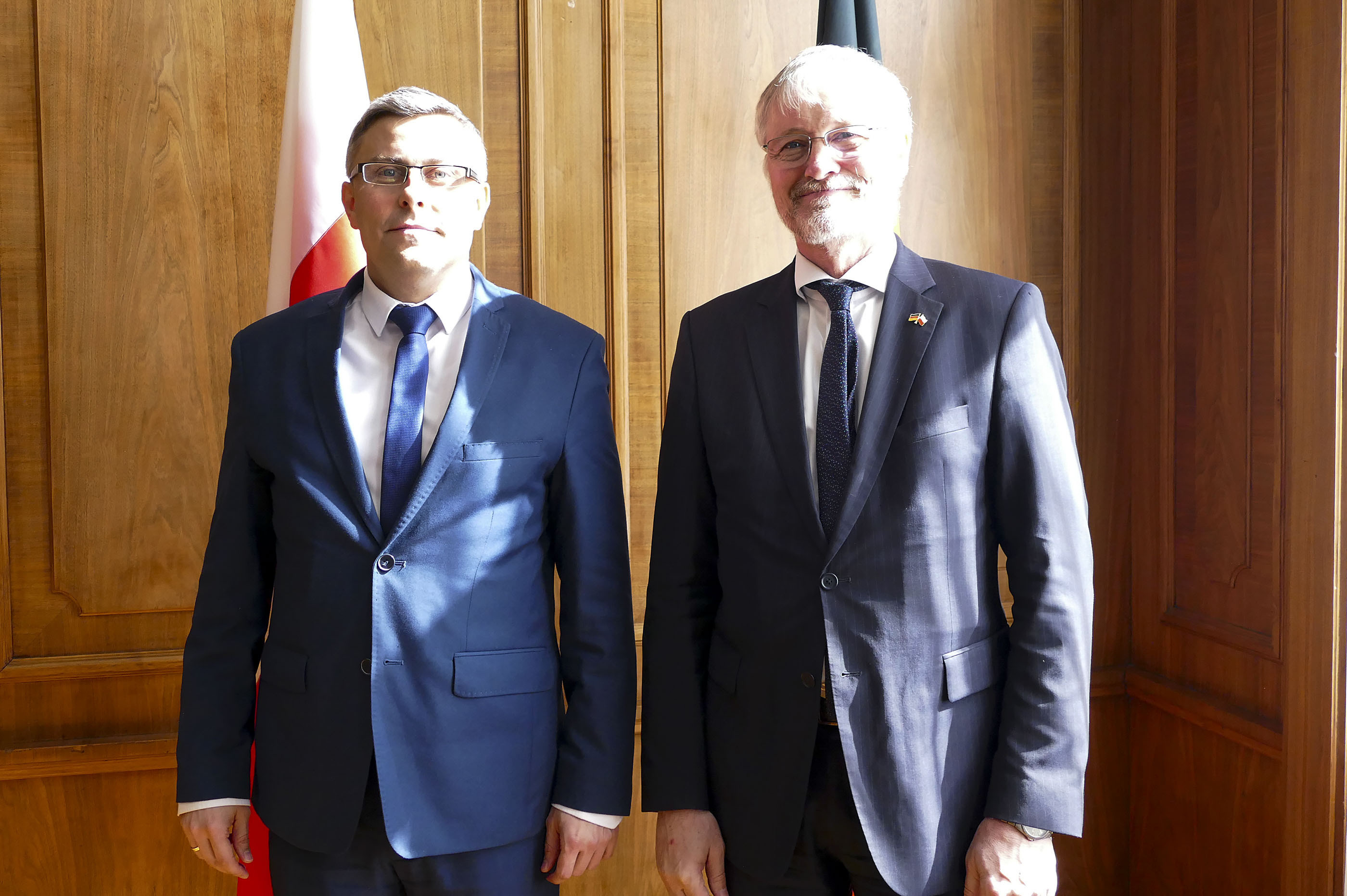 Konsul generalny Niemiec z wizytą u wojewody  /fot. A. Karendał/