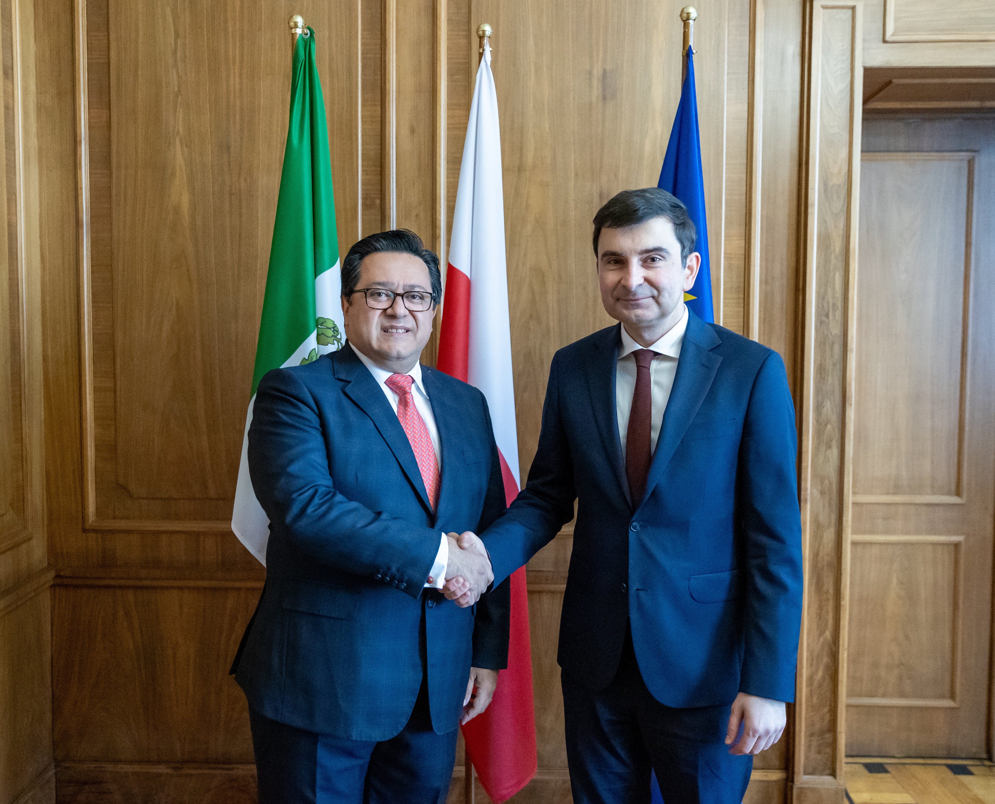 Spotkanie wojewody śląskiego z ambasadorem Meksyku/fot. ŚUW