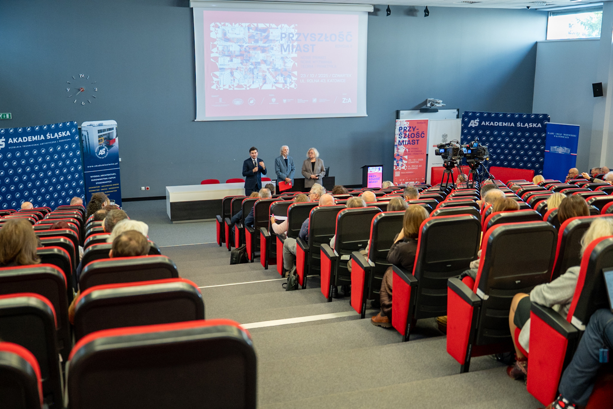 Aula Akademii Śląskiej podczas konferencji