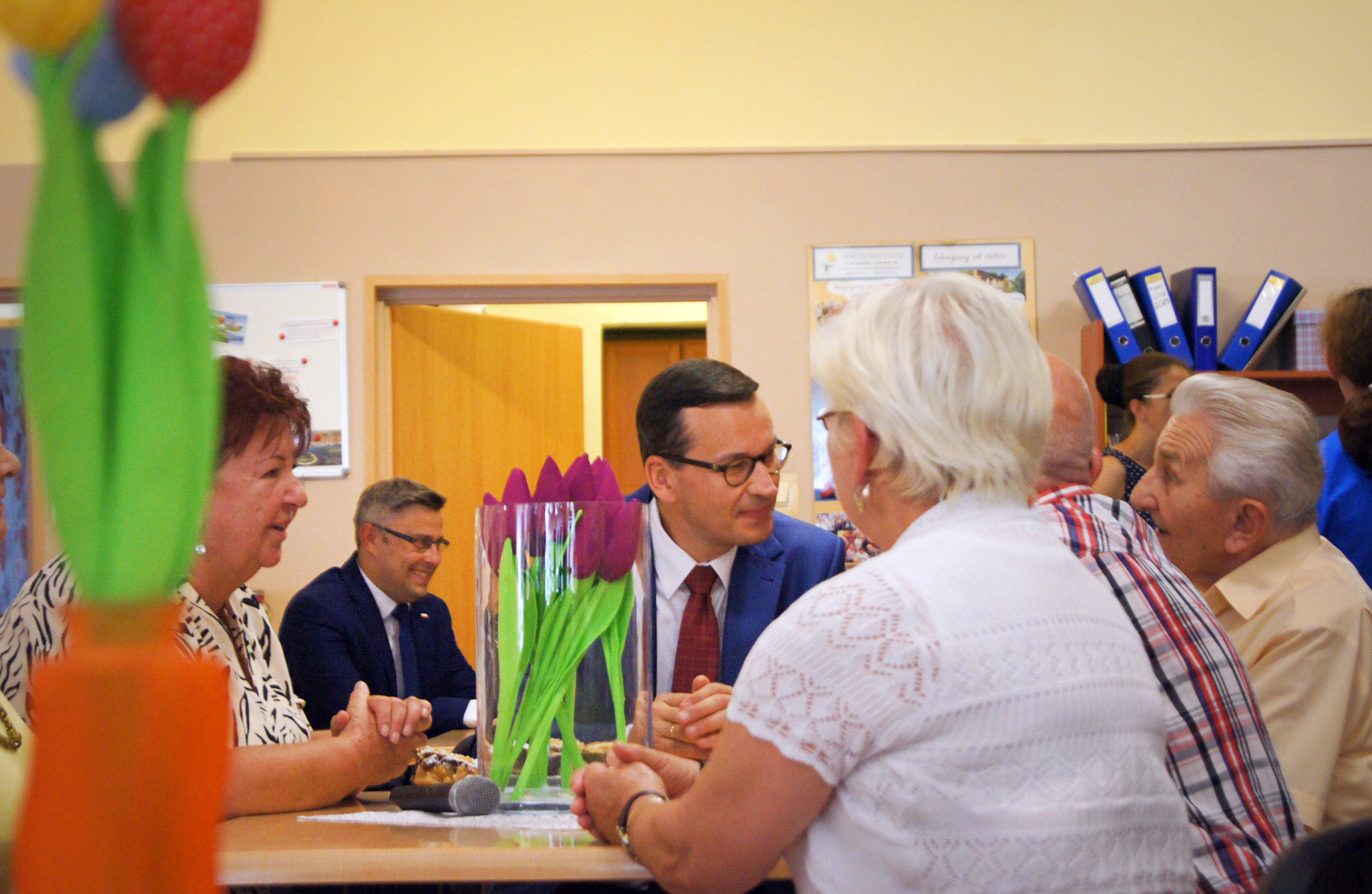 Premier Mateusz Morawiecki z wizytą w Rudzie Śląskiej /fot. A. Kucharzewska/