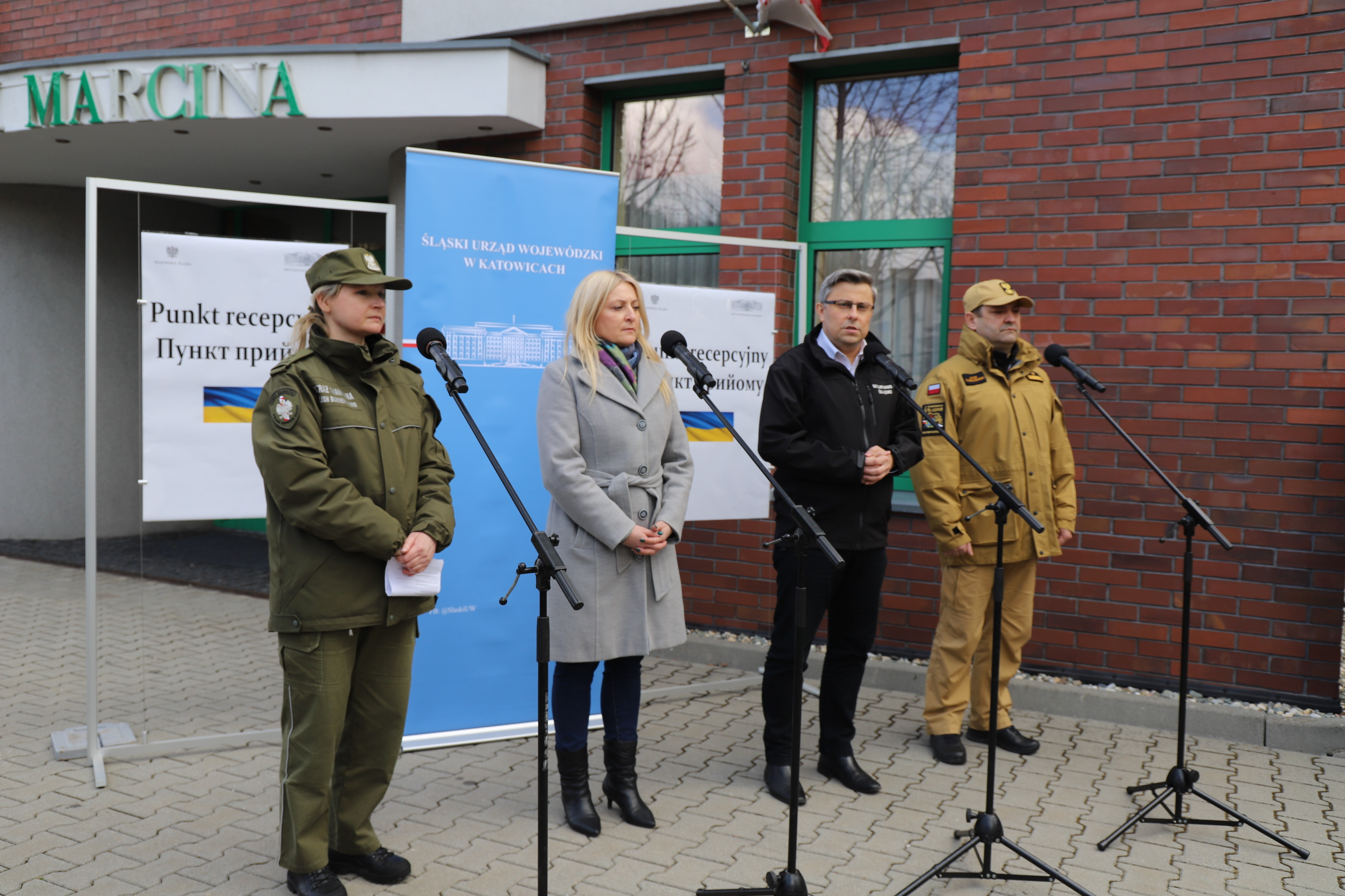 Pomoc dla obywateli Ukrainy. Otwarto punkt recepcyjny w Katowicach/fot. K. Szczepanek