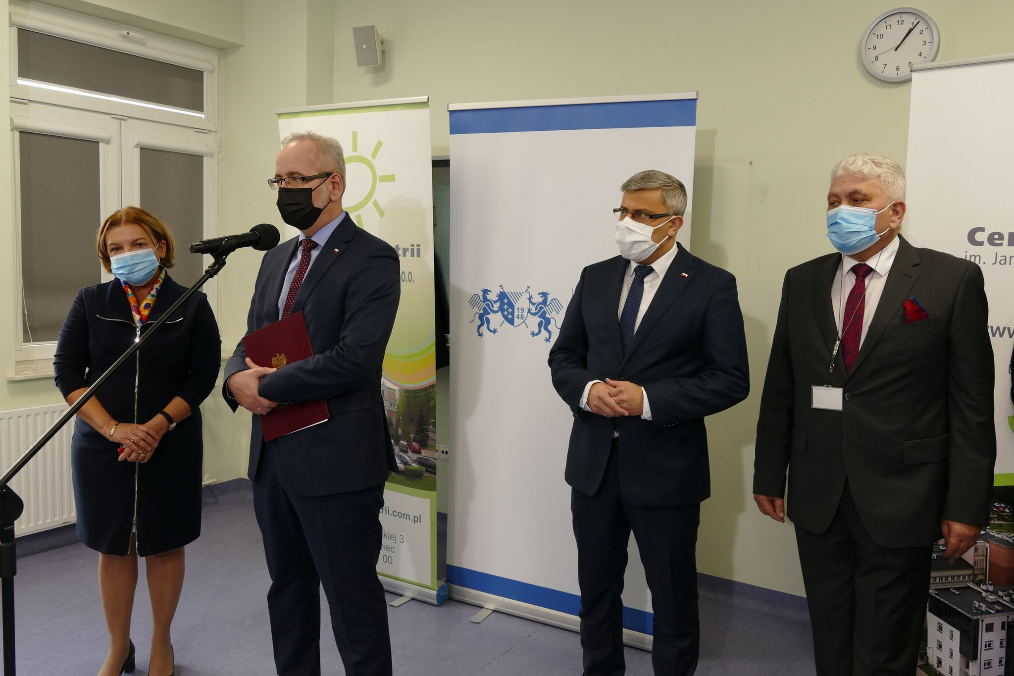 Wizyta Ministra Zdrowia w Sosnowcu - konferencja prasowa /fot. A. Kucharzewska/