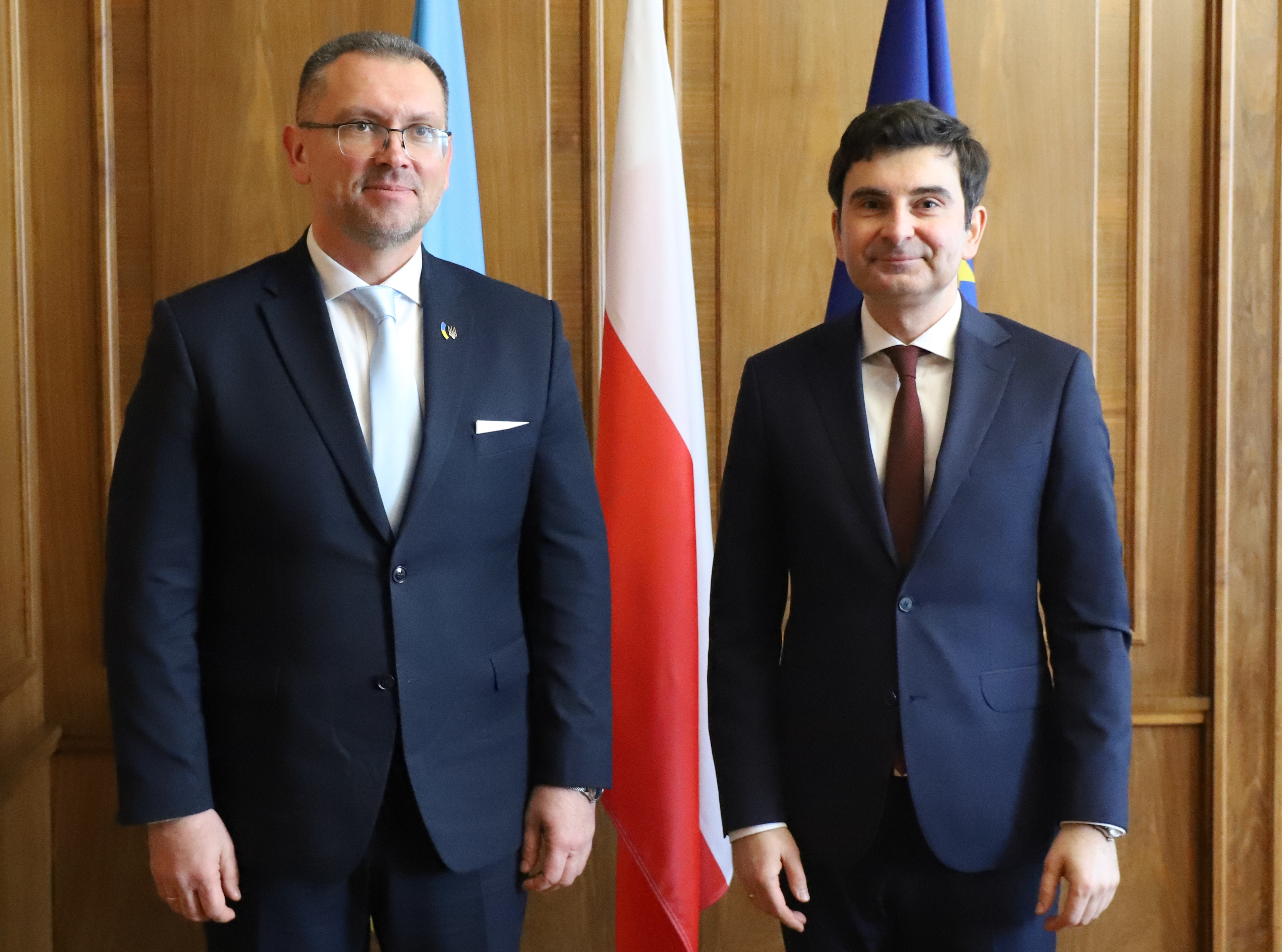 Zdjęcie Wojewody Śląskiego i Konsula Generalnego Ukrainy/foto: A. Mazur