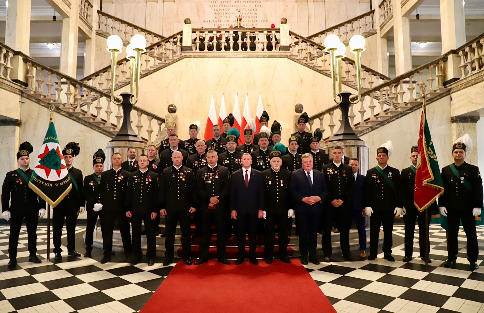 Uroczystość wręczenia odznaczeń ratownikom górniczym z województwa śląskiego/ fot. ŚUW