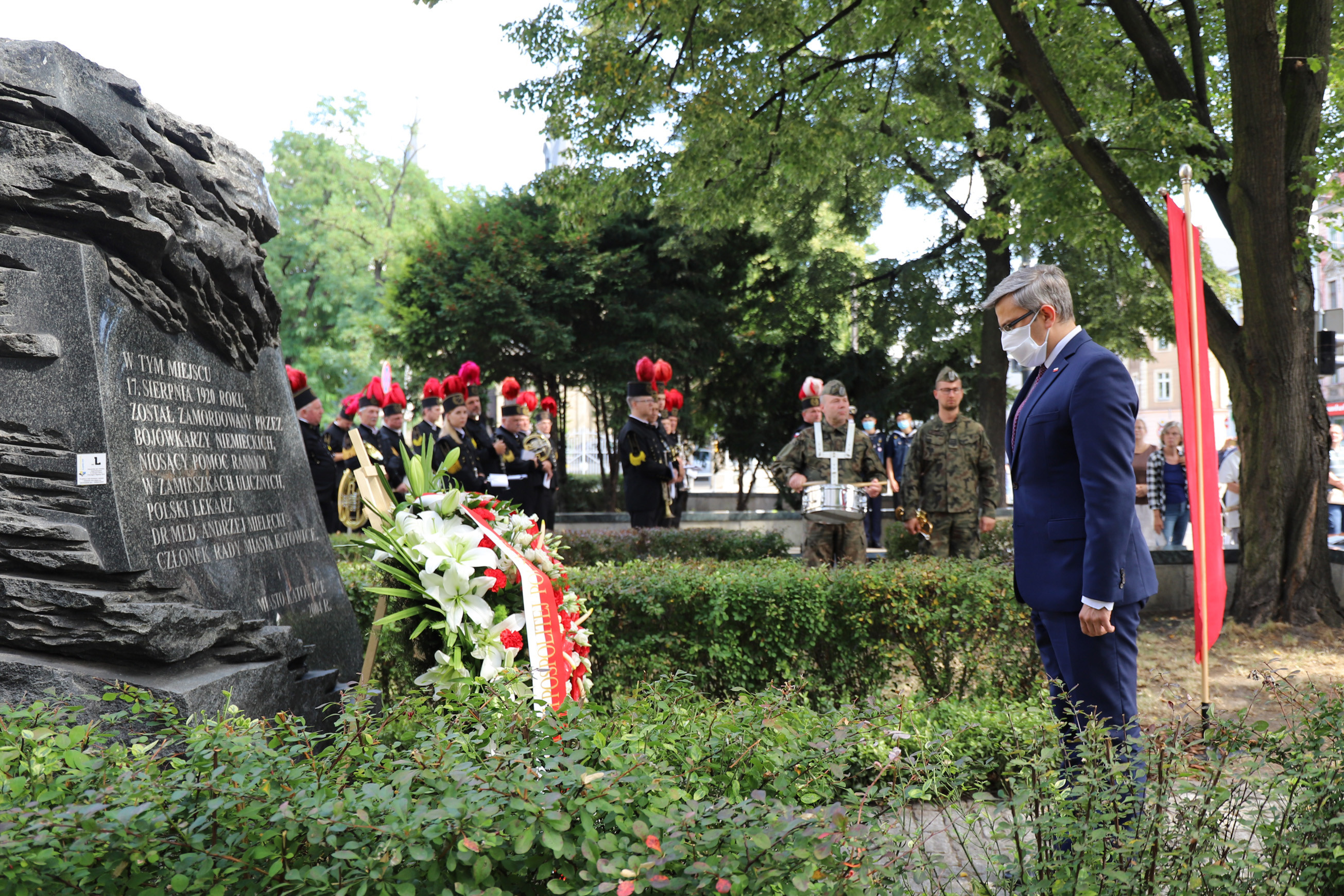 Uroczystości z okazji 100. rocznicy śmierci dr. Andrzeja Mielęckiego /fot. A. Księżnik/