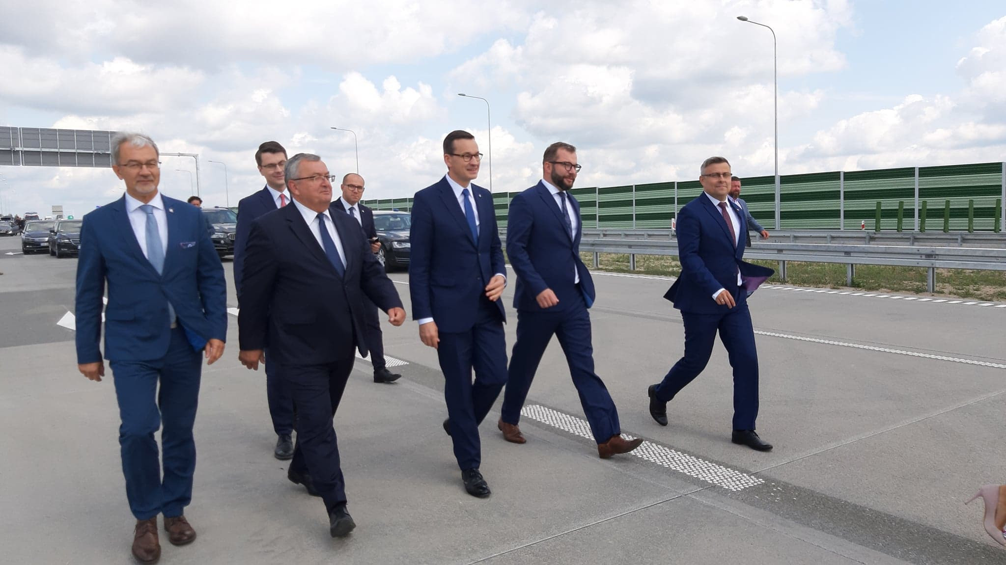 Premier na otwarciu autostrady A1 odcinek Pyrzowice – Częstochowa Południe/fot. A. Kucharzewska