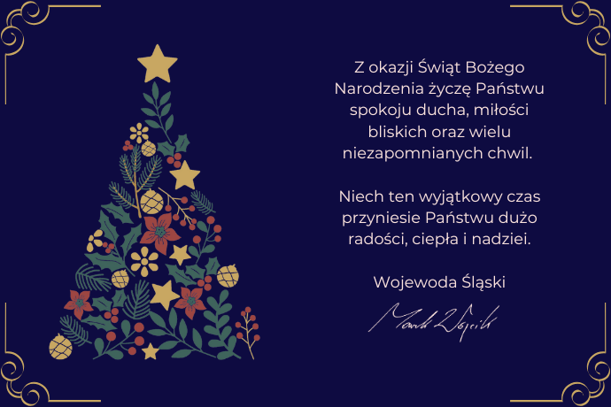grafika z życzeniami świątecznymi
