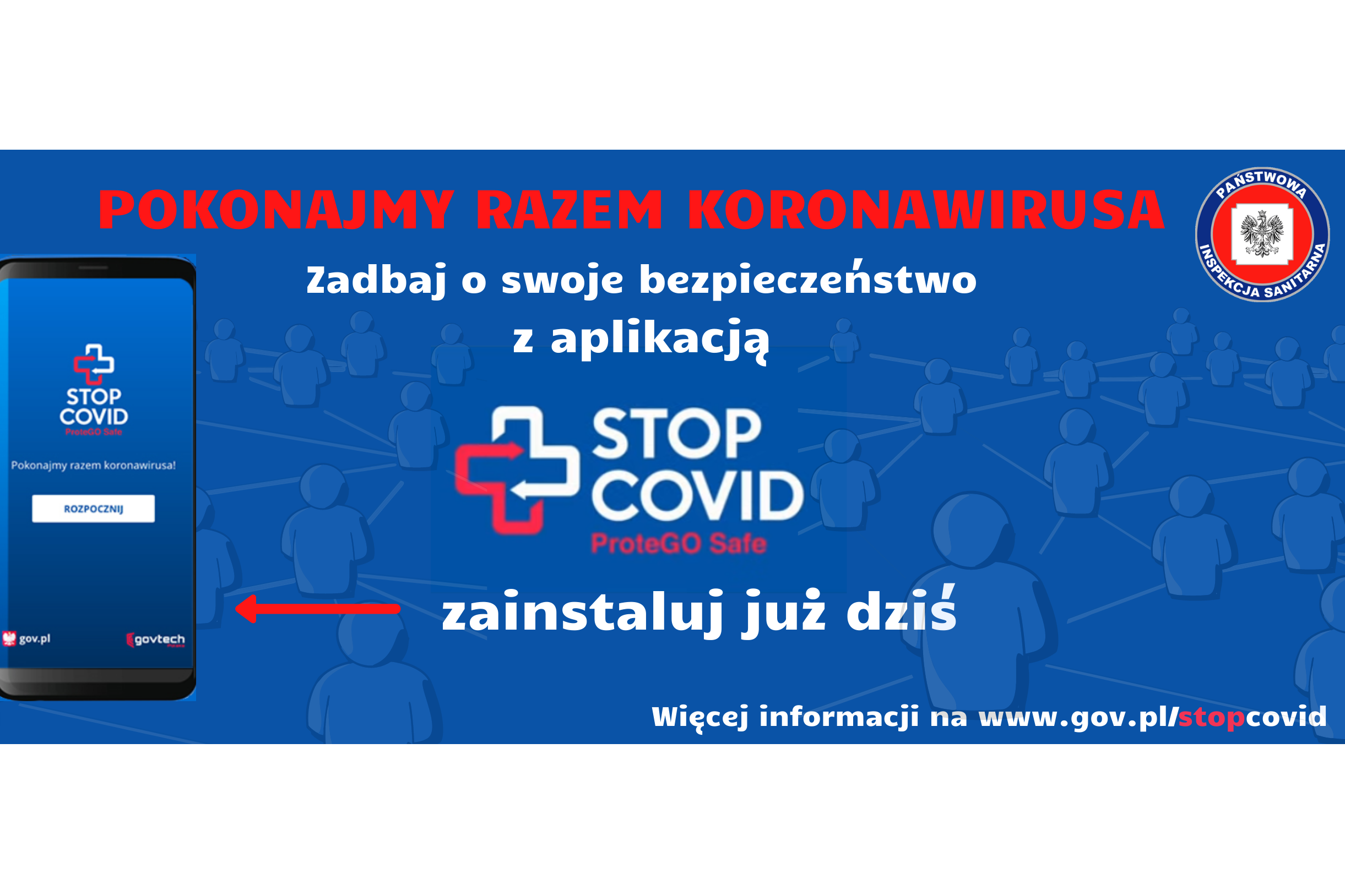 Bezpieczniej z aplikacją STOP COVID/mat. www.gov.pl