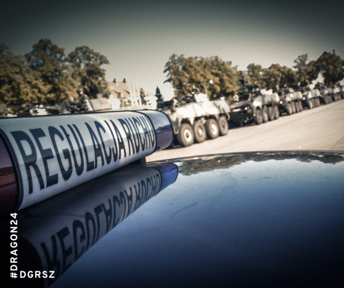zdjęcie poglądowe kolumny pojazdów, fot. Dowództwa Generalnego Rodzajów Sił Zbrojnych