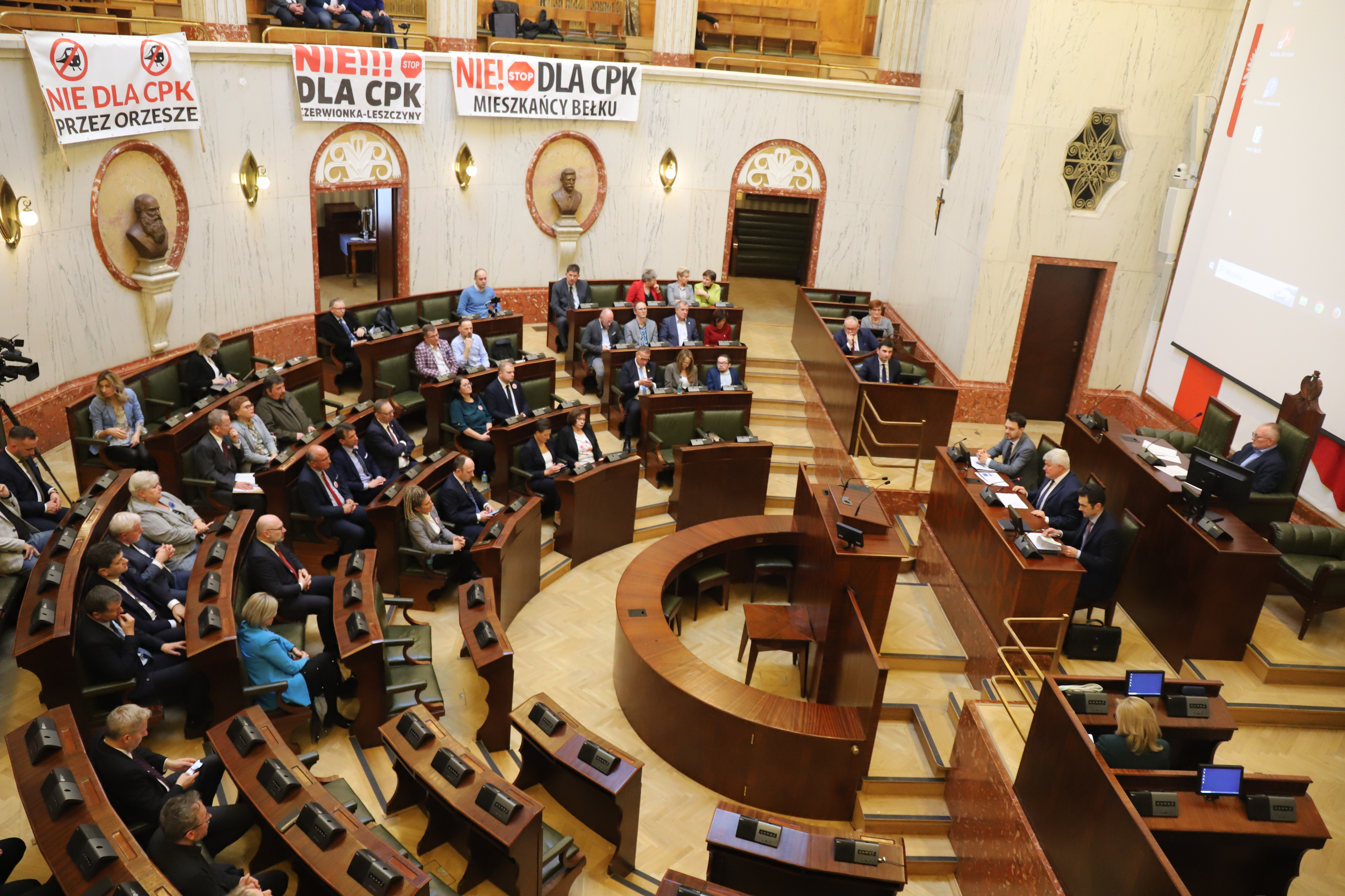 Uczestnicy spotkania w Sali Sejmu Śląskiego/FOT. ŚUW