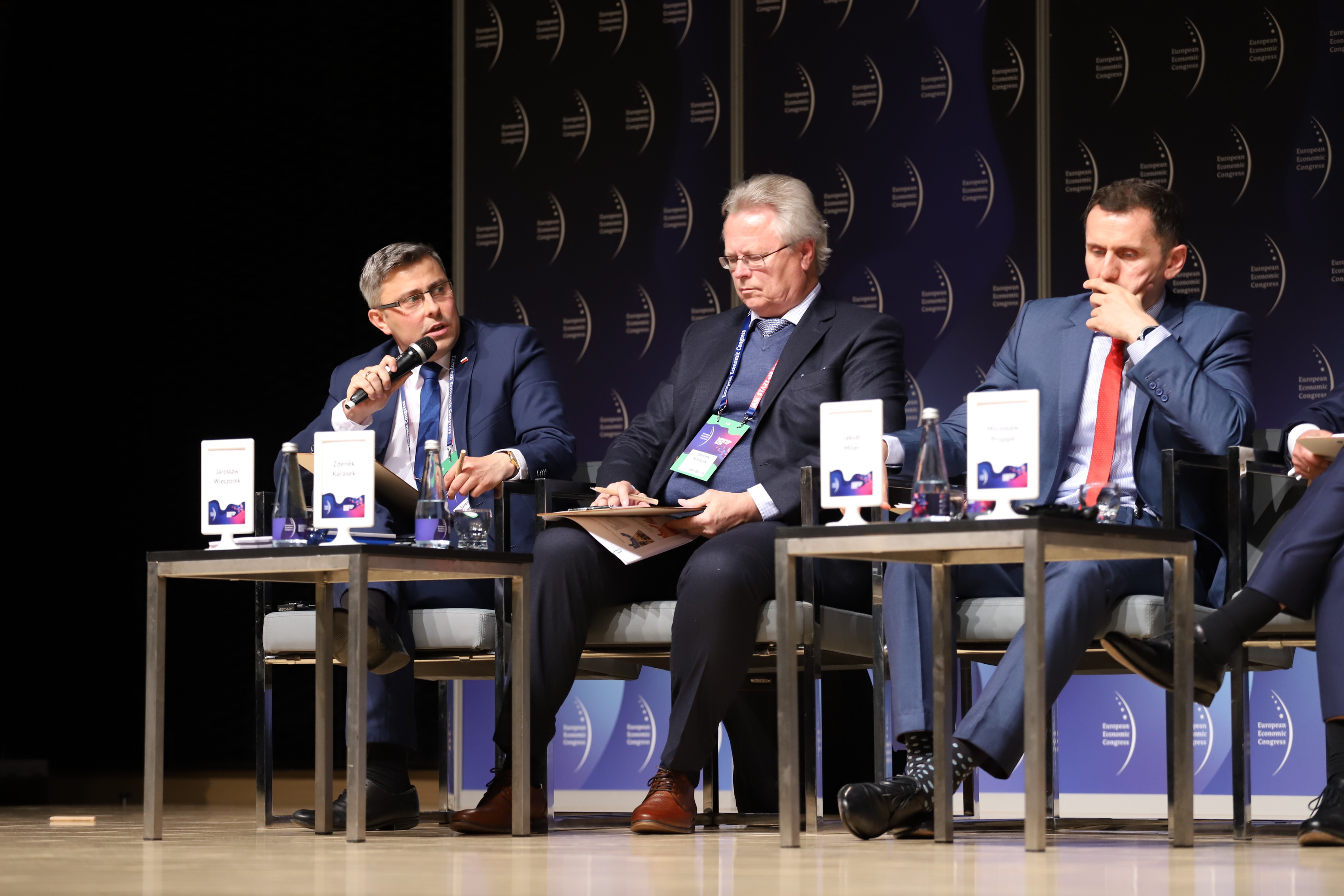 Panel dot. regionów górniczych podczas Europejskiego Kongresu Gospodarczego.