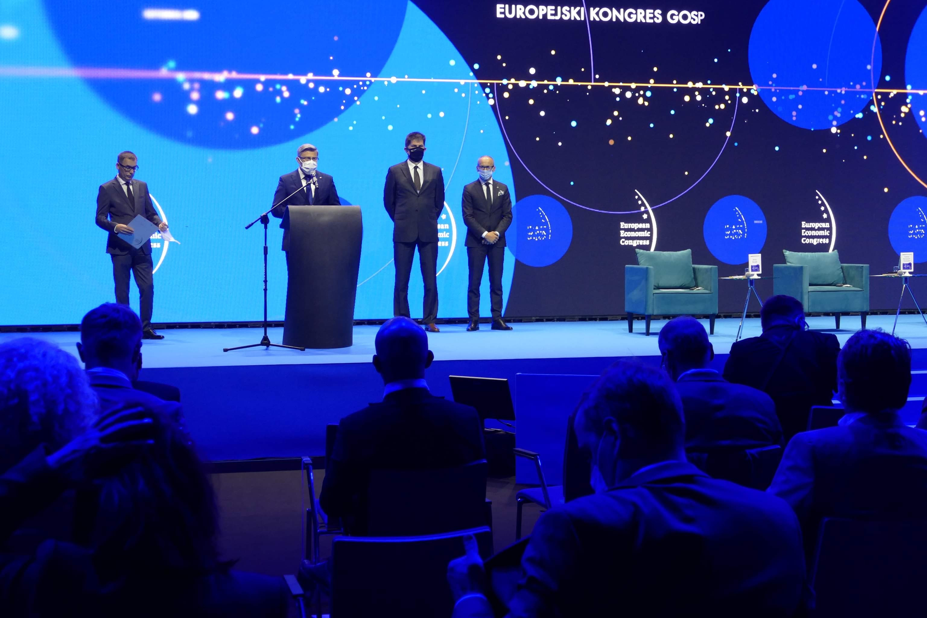 Inauguracja Europejskiego Kongresu Gospodarczego - przemówienie Wojewody Śląskiego /fot. A. Księżnik/