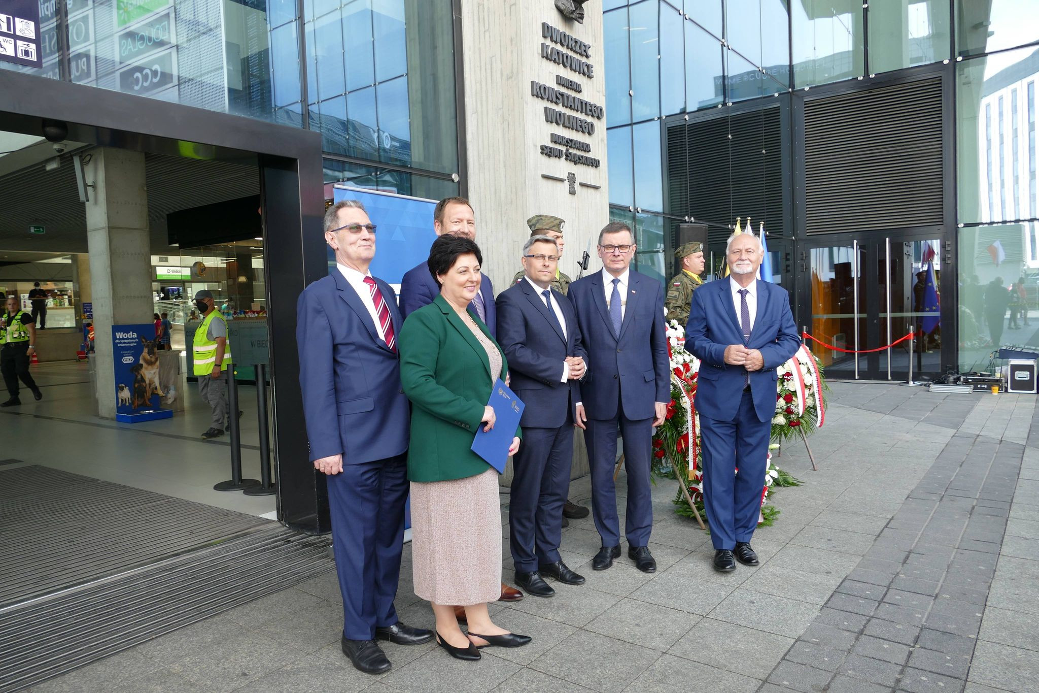 Uroczystość nadania imienia dworcowi w Katowicach /fot. A. Kucharzewska/