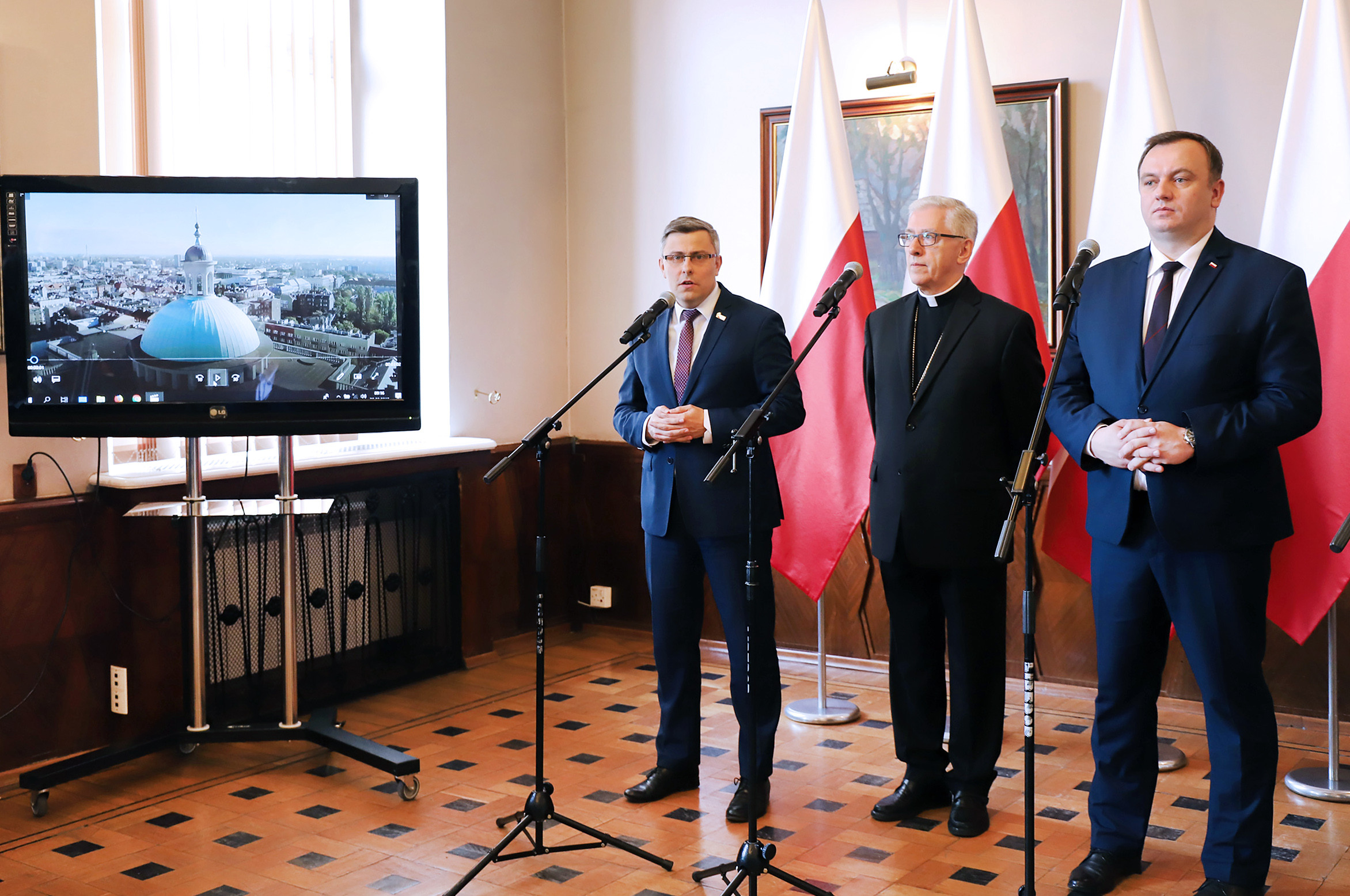Breifing prasowy ws. Panteonu Górnośląskiego /fot. A. Karendał/