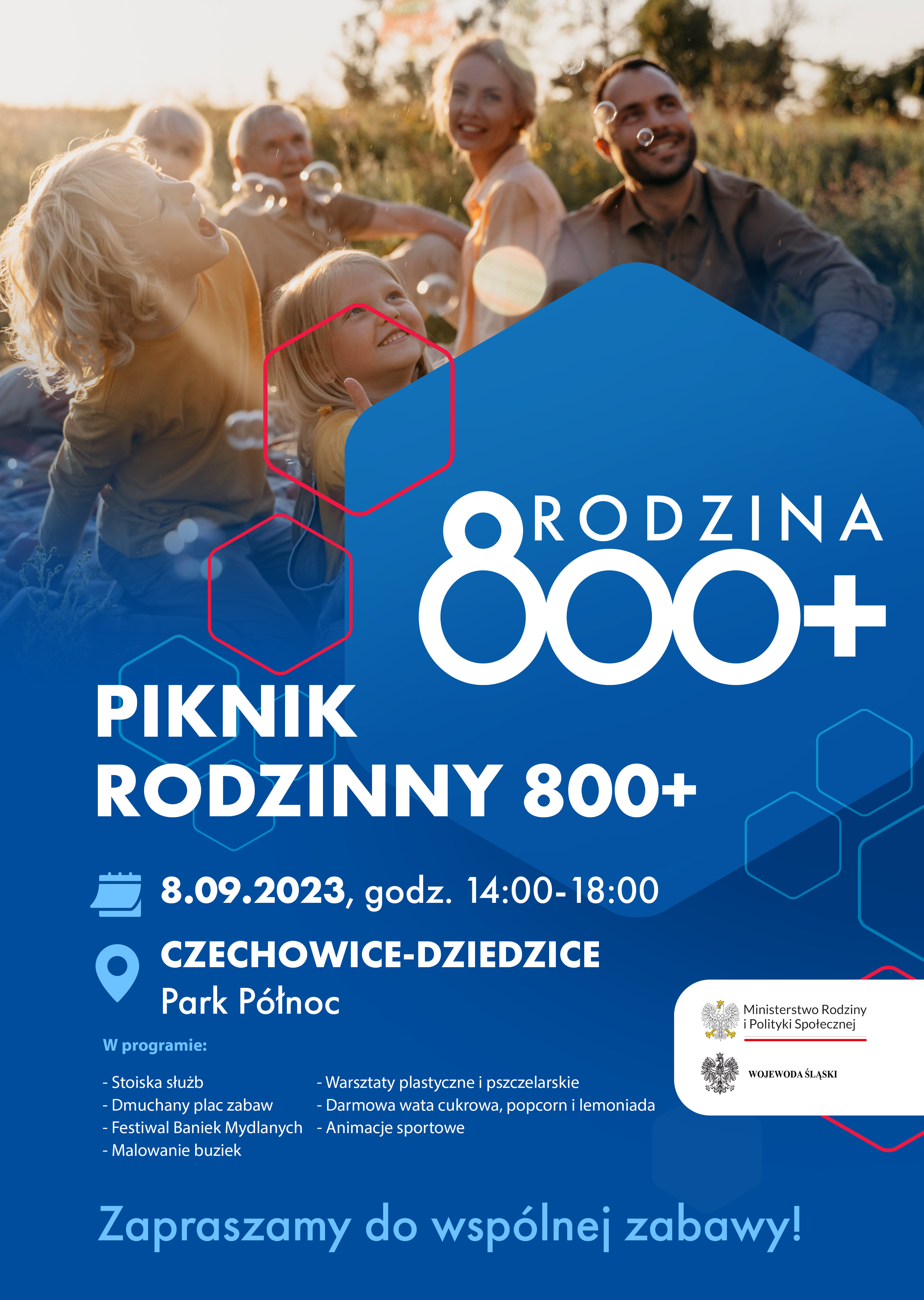 800+ plakat w Czechowicach-Dziedzicach