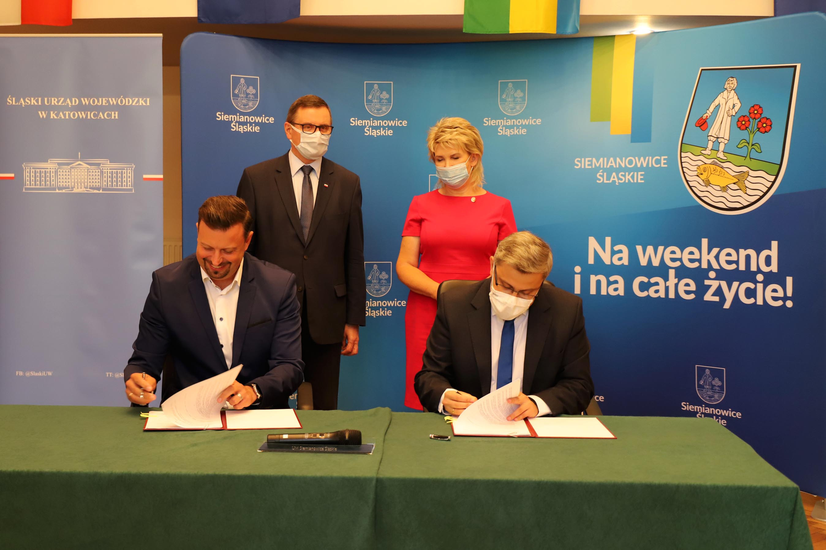 Uroczystość podpisania umów w ramach RPRD w Siemianowicach Śląskich /fot. A. Księżnik/