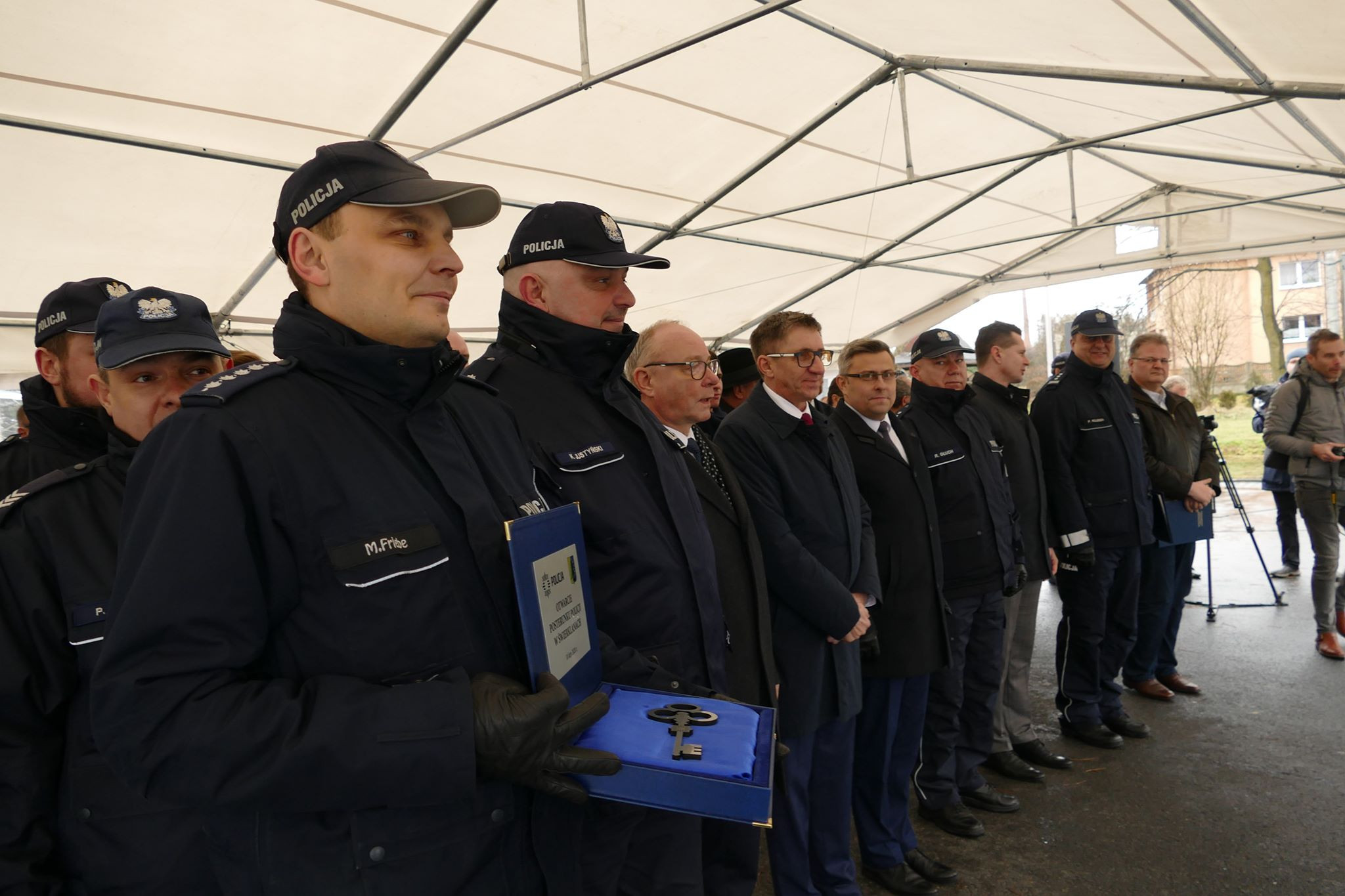 Otwarcie posterunku policji w Świerklanach /fot. A. Kucharzewska/