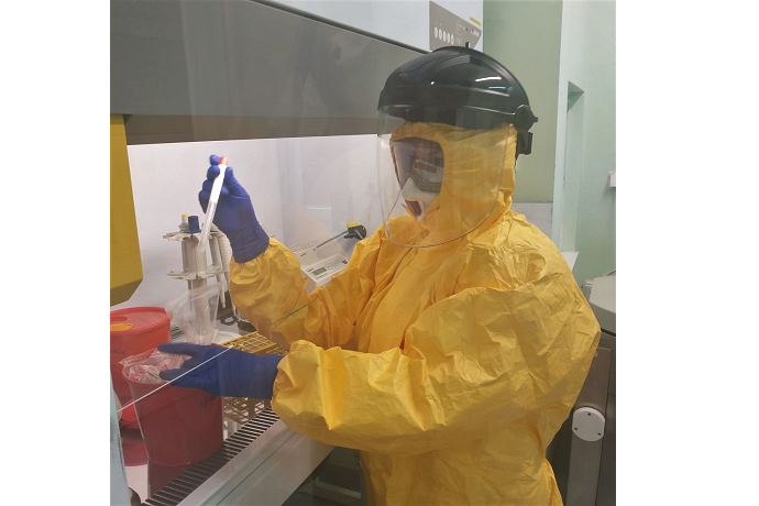 Laboratoriów Narodowego Instytutu Onkologii im. Marii Skłodowskiej-Curie w Gliwicach /fot. WSSE w Katowicach/