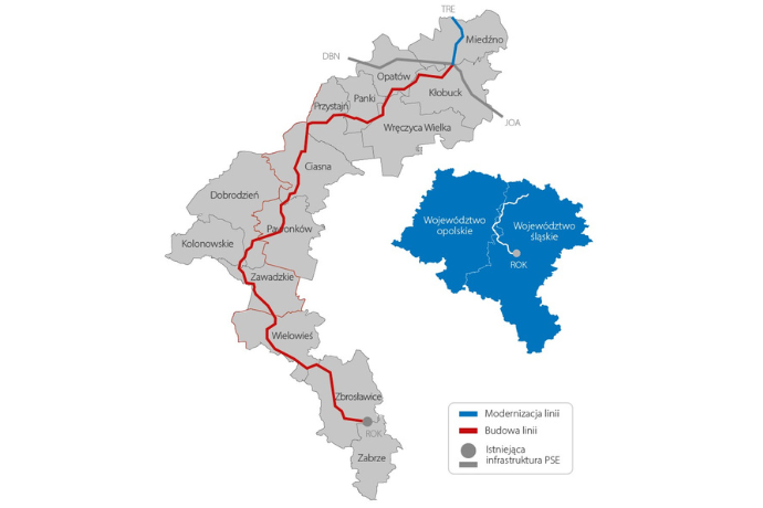 Mapka terenu dot. inwestycji