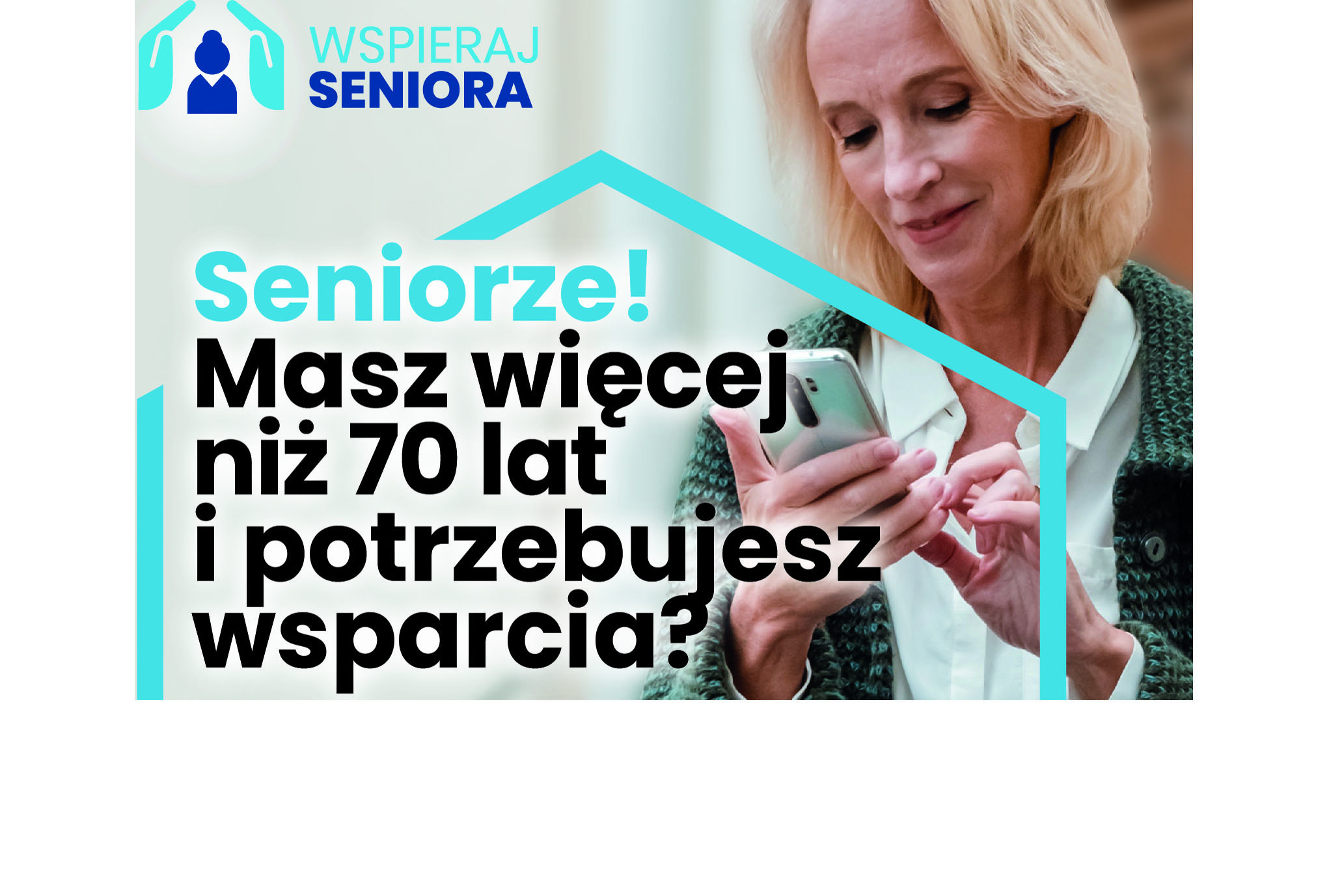 Ulotka WSPIERAJ SENIORA graf. MRiPS