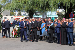 Galeria zdjęć z obchodów w Jastrzębiu-Zdroju z udziałem premiera Mateusza Morawieckiego oraz wojewody Jarosława Wieczorka /fot. A. Karendał/