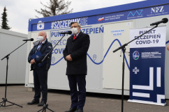Briefing dot. majówkowej akcji szczepień /fot. I. Matuszewska/