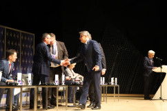 Zdjęcia z debaty na temat regionów górniczych podczas  Europejskiego Kongresu Gospodarczego /fot. A. Karendał/