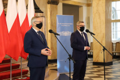 Konferencja prasowa dot. kolejnego okresu zasiłkowego programu 500+ /fot. A. Księżnik/