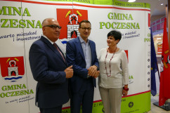 Zdjęcia z zakończenia II etapu 76.TdP z udziałem Premiera oraz Wojewody Śląskiego /fot. Alina Kucharzewska/