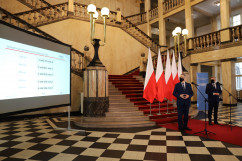Konferencja prasowa dot. kolejnego okresu zasiłkowego programu 500+ /fot. A. Księżnik/