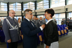 Galeria zdjęć z obchodów Święta Policji w Komendzie Wojewódzkiej Policji w Katowicach /fot. A. Kucharzewska/