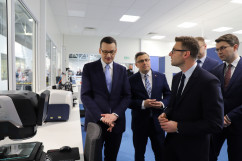 Premier Mateusz Morawiecki z wizytą w firmie Marco w Gliwicach /fot. I. Matuszewska/