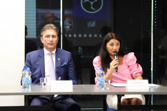 Polsko-Ukraińskie Forum Pracy - wypowiedź wicemarszałek województwa Izabeli Domogały fot. A. Księżnik