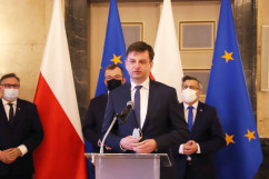 Dodatkowe 25 mln zł na zrównoważony transport w Śląskiem /fot. K. Szczepanek - zastępca prezydenta miasta Gliwice Mariusz Śpiewok w trakcie wypowiedzi