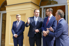 Wizyta premiera Mateusza Morawieckiego w siedzibie zespołu 