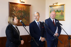 Galeria zdjęć z briefingu prasowego i podpisania Partnerstwa na rzecz dostępności z udziałem ministra Jerzego Kwiecińskiego /fot. Anna Karendał/