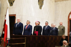 Obchody Narodowego Dnia Powstań Śląskich - wojewoda śląski Jarosław Wieczorek wraz z wicewojewodą Janem Chrząszczem uczestniczą w uroczystej sesji Sejmu Śląskiego z okazji 100. rocznicy powrotu Górnego Śląska do Polski /fot. ŚUW/