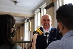 Briefing prasowy dot. wsparcia osób niepełnosprawnych w czasie pandemii /fot. A. Księżnik/