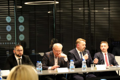 Polsko-Ukraińskie Forum Pracy - wypowiedź uczestnika wydarzenia fot. A. Księżnik