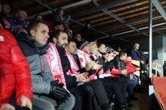 Fotogaleria składająca się z kilkudziesięciu zdjęć z Pucharu Świata w skokach narciarskich w Wiśle z udziałem Pary Prezydenckiej / foto: A. Karendał