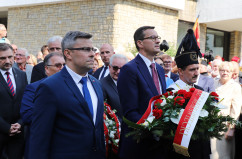 Galeria zdjęć z obchodów w Jastrzębiu-Zdroju z udziałem premiera Mateusza Morawieckiego oraz wojewody Jarosława Wieczorka /fot. A. Karendał/
