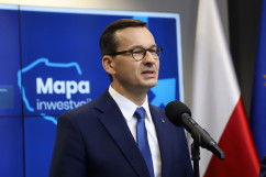 Wizyta premiera Mateusza Morawieckiego w Centrum Symulacji Medycznej w Zabrzu /fot. A. Księżnik/
