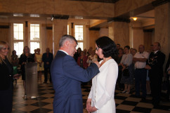 Fotogaleria z uroczystości wręczenia odznaczeń w Westybulu Śląskiego Urzędu Wojewódzkiego w Katowicach / zdjęcia: I. Matuszewska