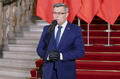 Wręczenie odznaczeń państwowym pracownikom służby zdrowia /fot. A. Księżnik/