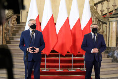 Konferencja prasowa dot. kolejnego okresu zasiłkowego programu 500+ /fot. A. Księżnik/