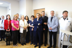 Otwarcie zmodernizowanych oddziałów Uniwersyteckiego Centrum Klinicznego im. prof. K. Gibińskiego Śląskiego Uniwersytetu Medycznego w Katowicach /fot. A. Księżnik/