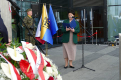 Uroczystość nadania imienia dworcowi w Katowicach /fot. A. Kucharzewska/