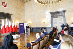 Zdjęcia z briefingu prasowego i konferencji pn.„Koalicja na rzecz osób niepełnosprawnych. Współpraca z organizacjami pozarządowymi” /fot. Anna Karendał/
